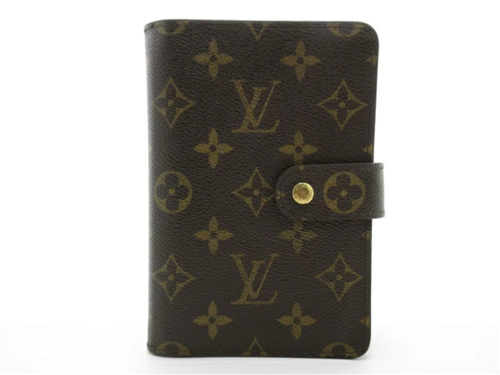 LOUIS VUITTON Round Wallet Porte Papier Zip Monogram